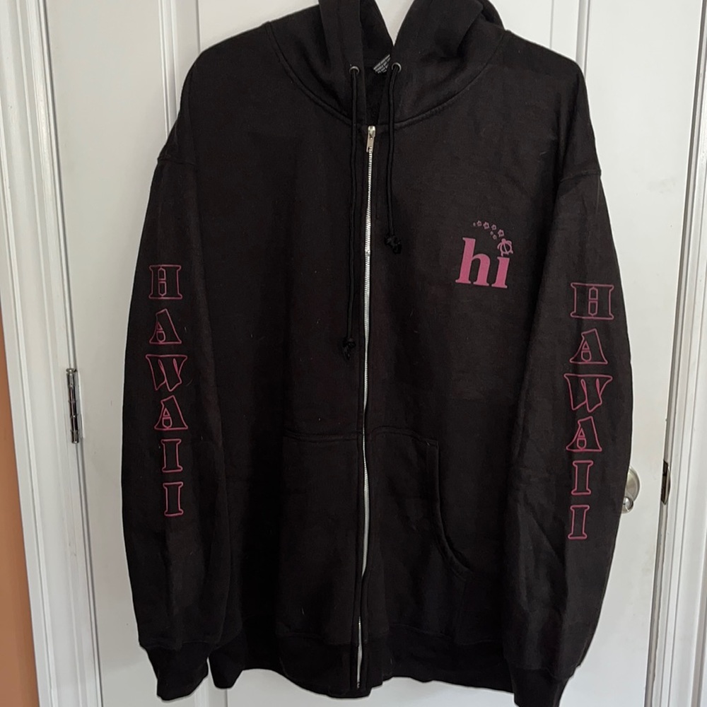 Hawaii Hooded & zipper front Sweatshirt Sz 2X bought in Hawaii